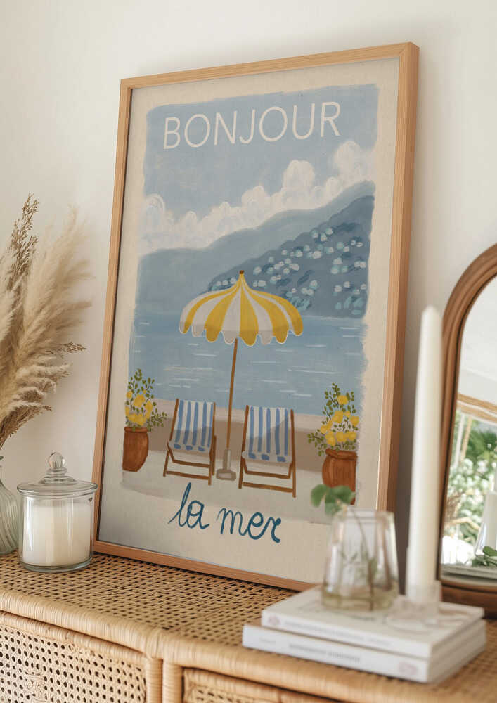 Bonjour La Mer Retreat Poster