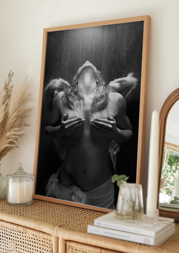 Faldne engle-plakat
