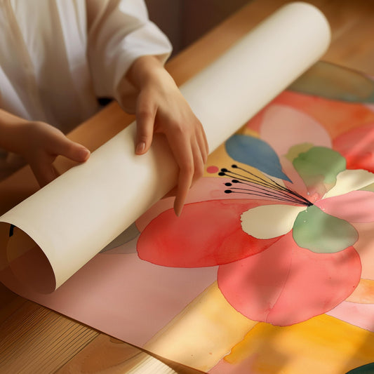 Paul Klee abstrakt blomma Poster