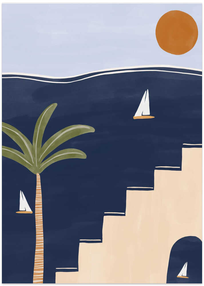 Segelbåtar Poster