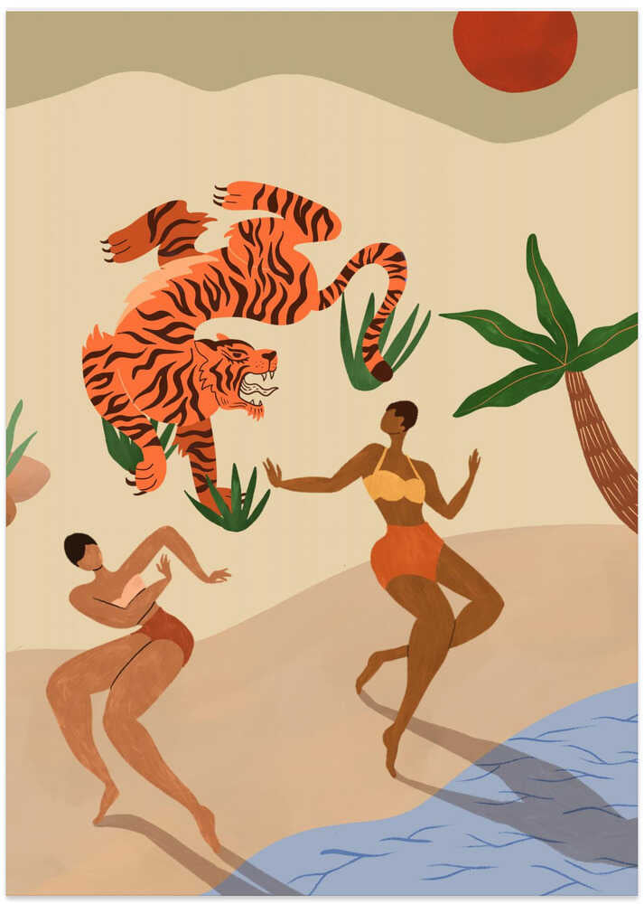 Dansande tiger