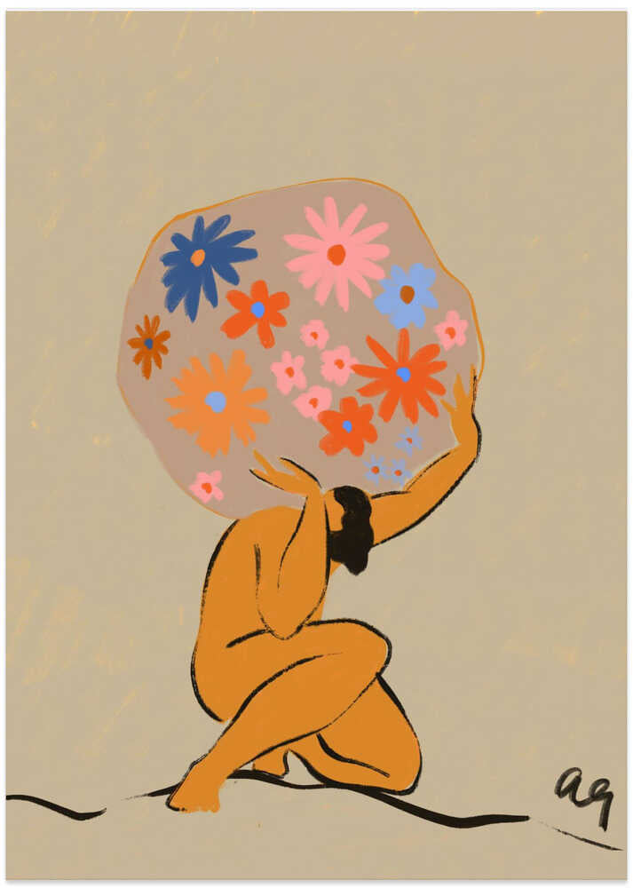 Världen på hennes axlar