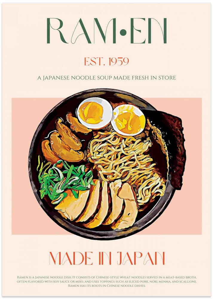 Savoring Japanese Ramen Bowl