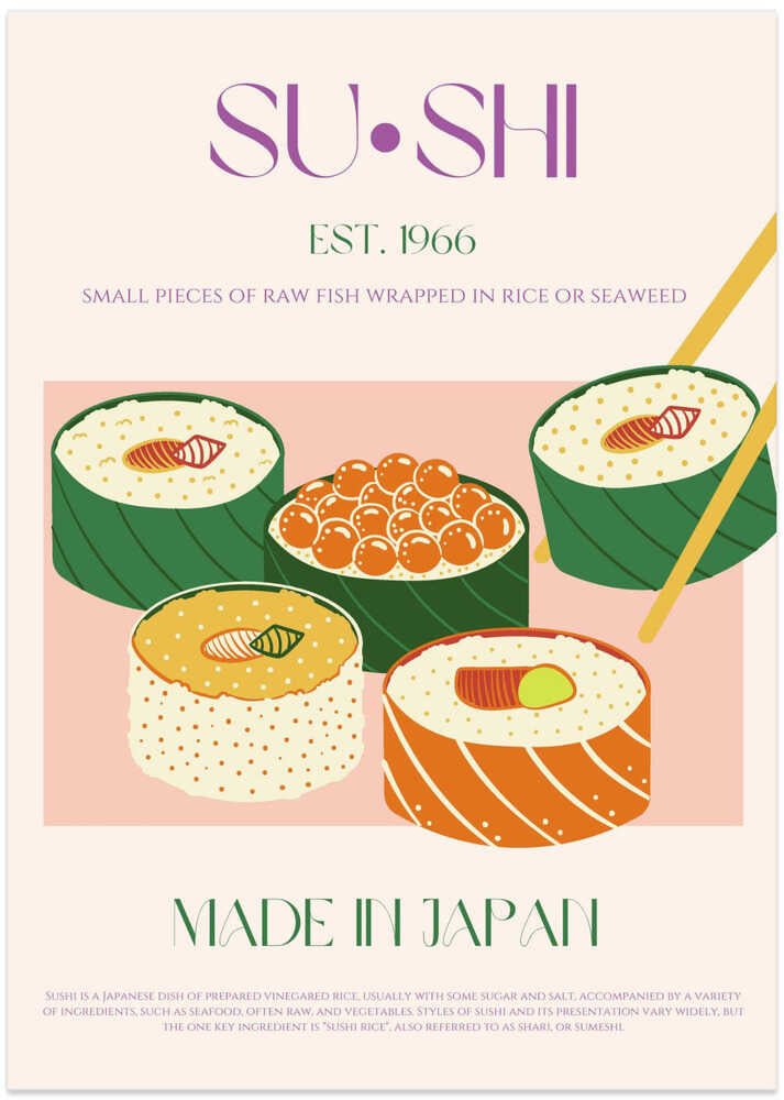 Sushi Delight Poster