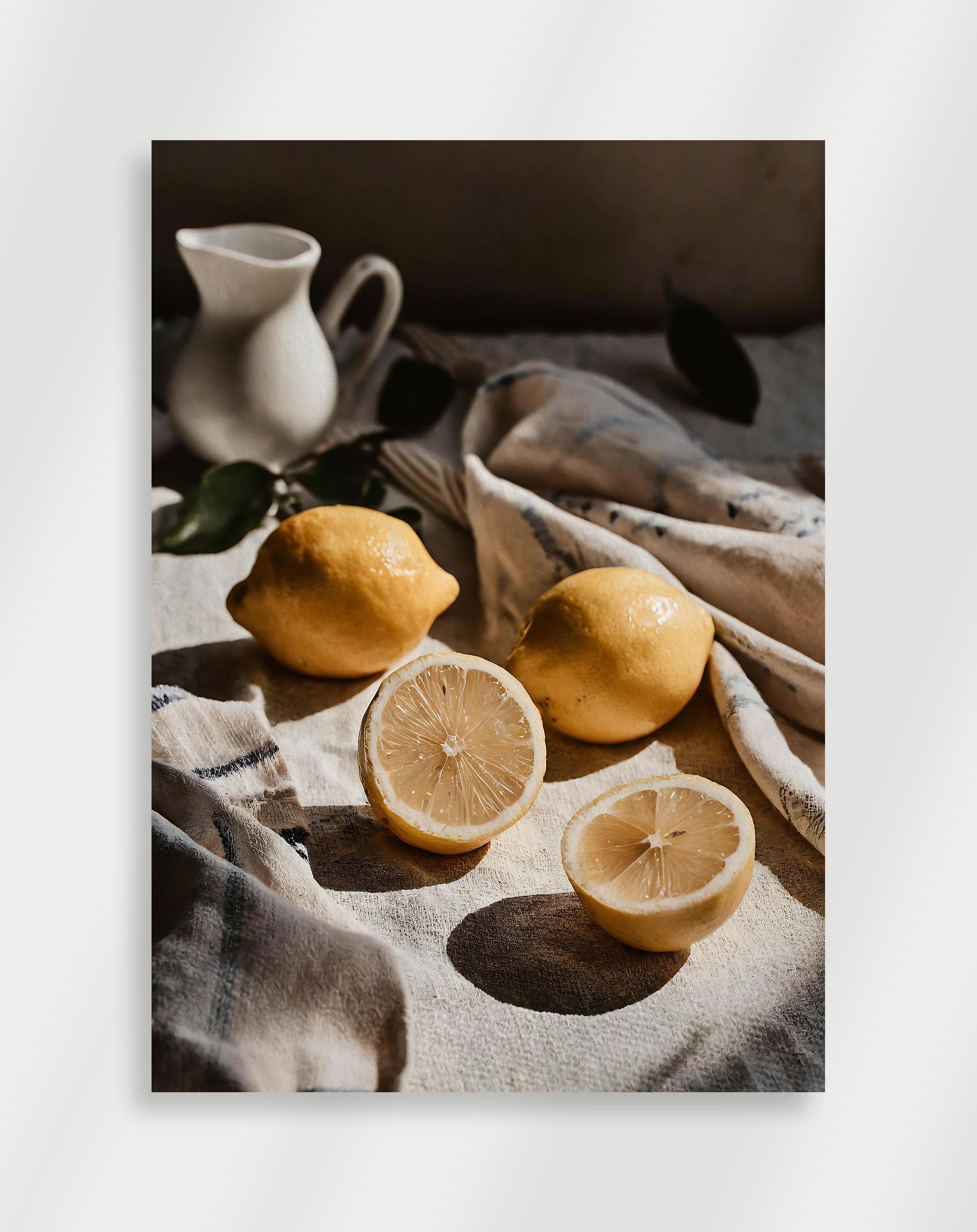 Tre citroner Plakat