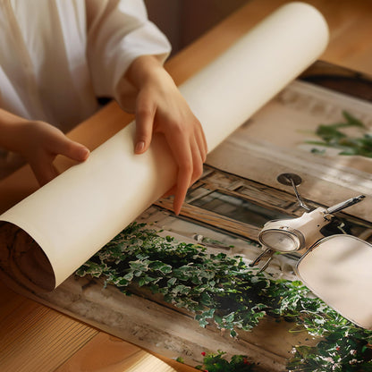 Beige scooter Poster