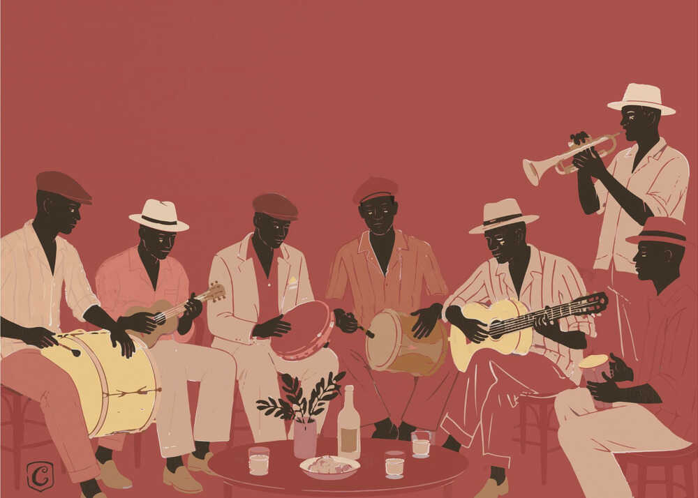 Musikere Jam Session Plakat