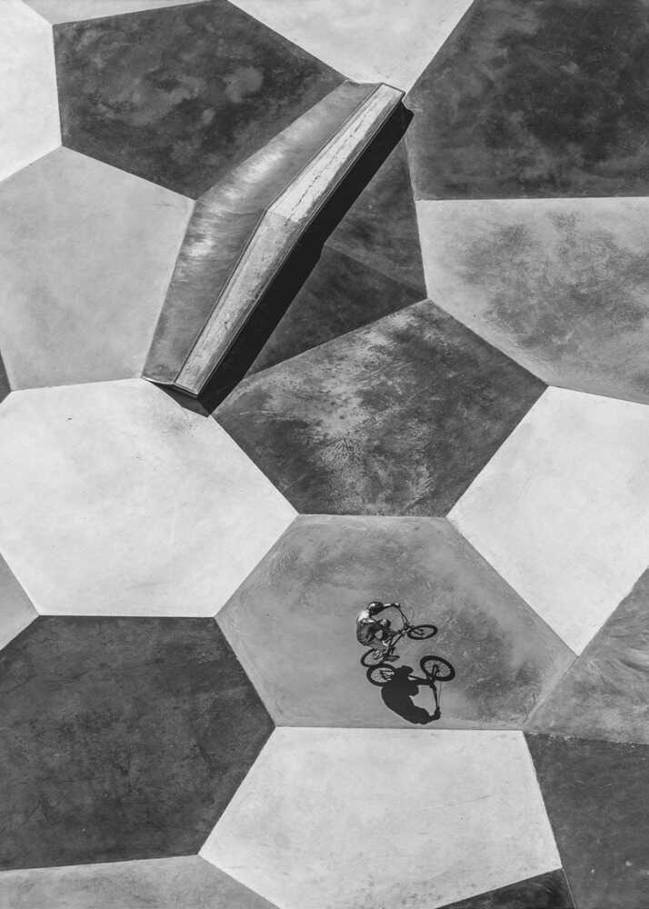 BMX Park Geometri Poster