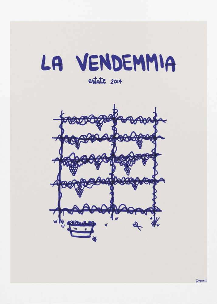 La vendemmia Poster