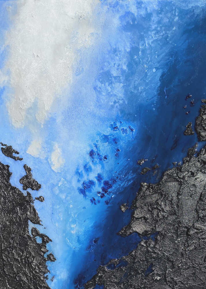 Djupblå Djup Poster