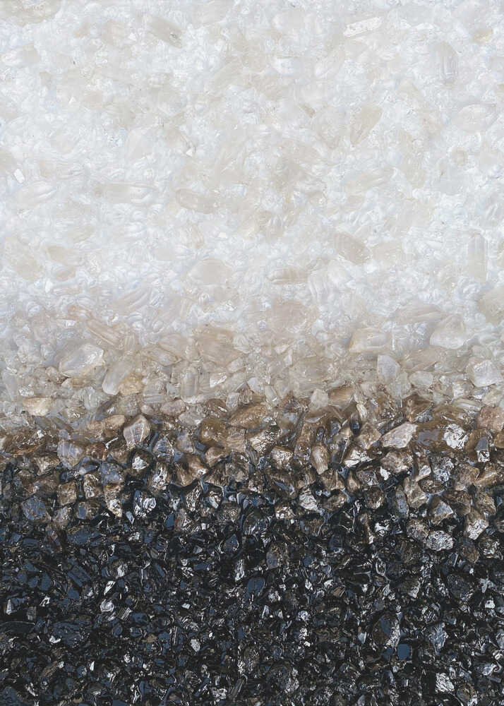 Krossat sten-gradient Poster