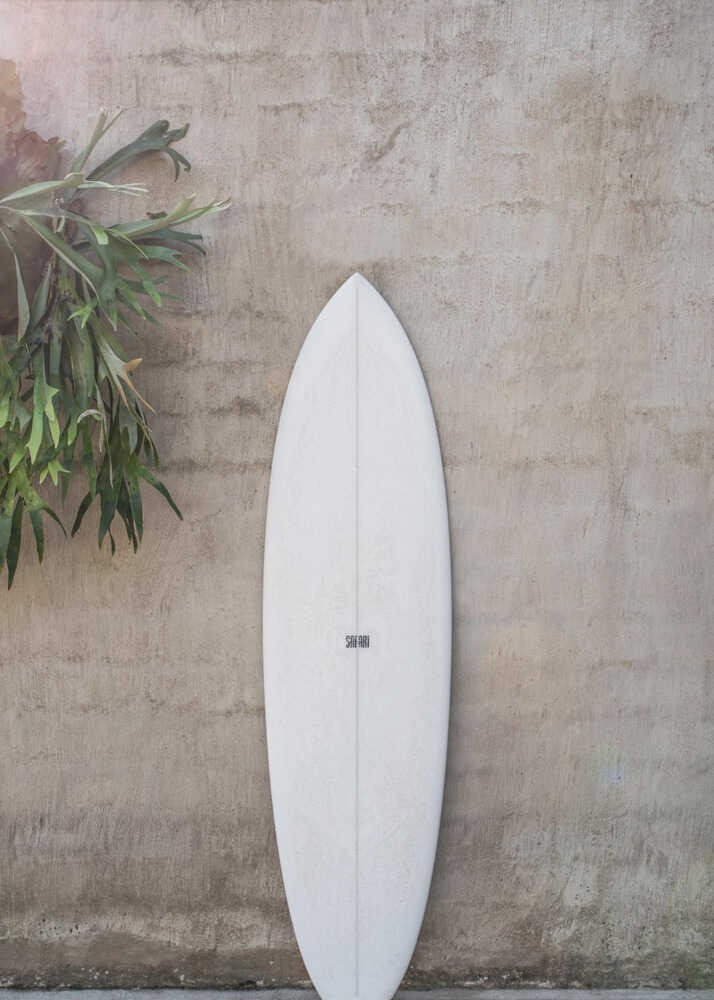 White Surfboard