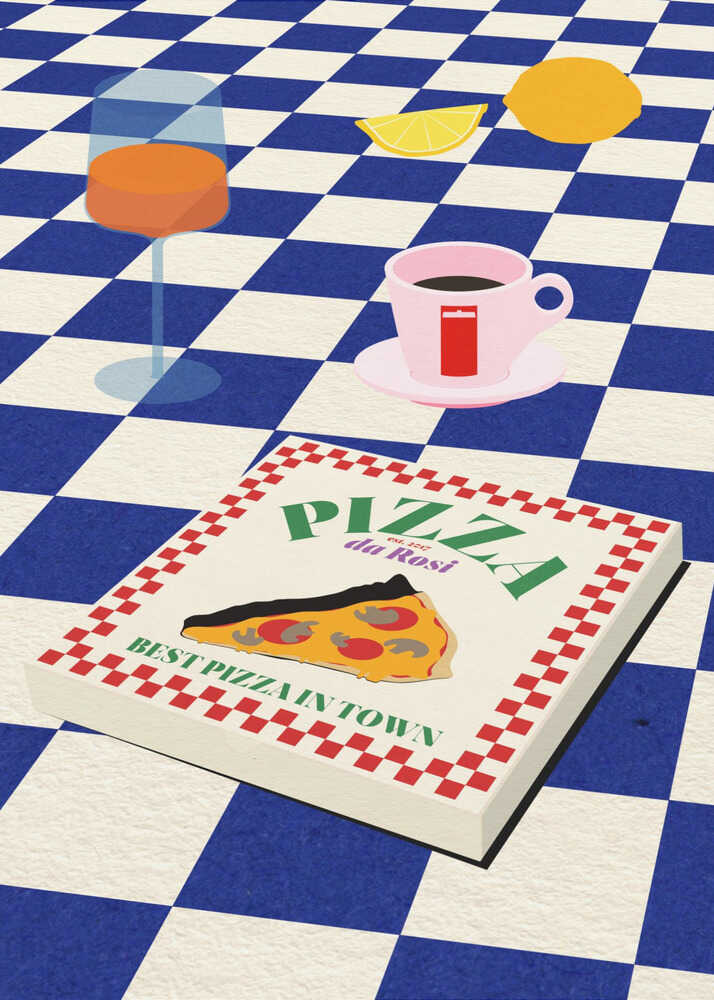 The Italian Menu Poster