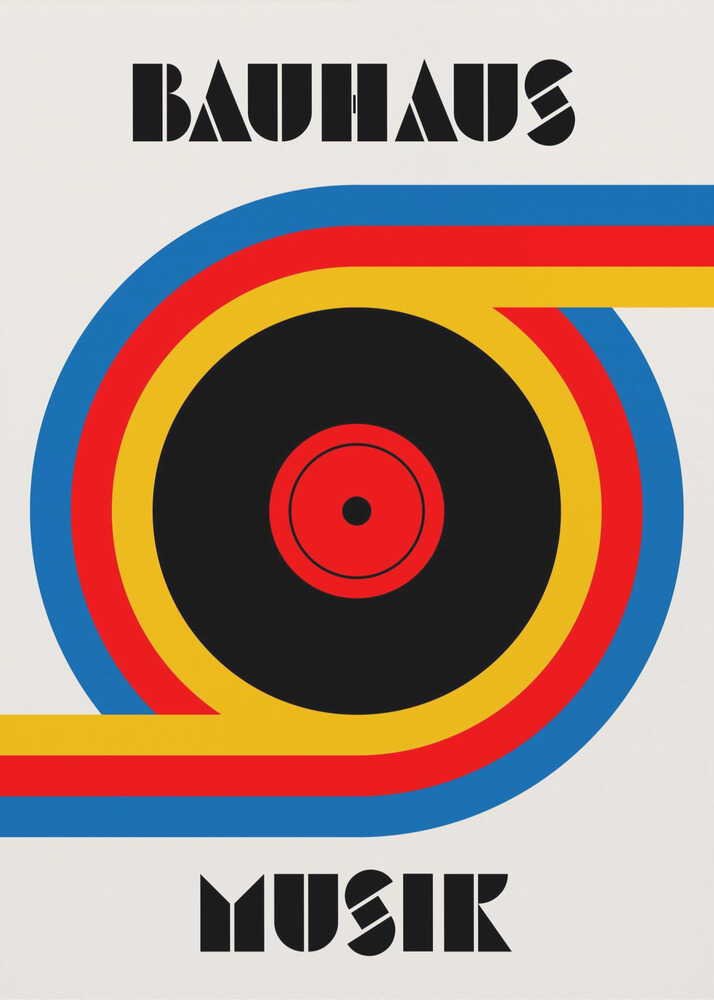 Bauhaus Music Skiv Poster