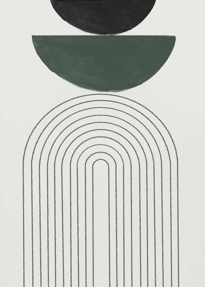 Bågformade geometriska mönster Poster