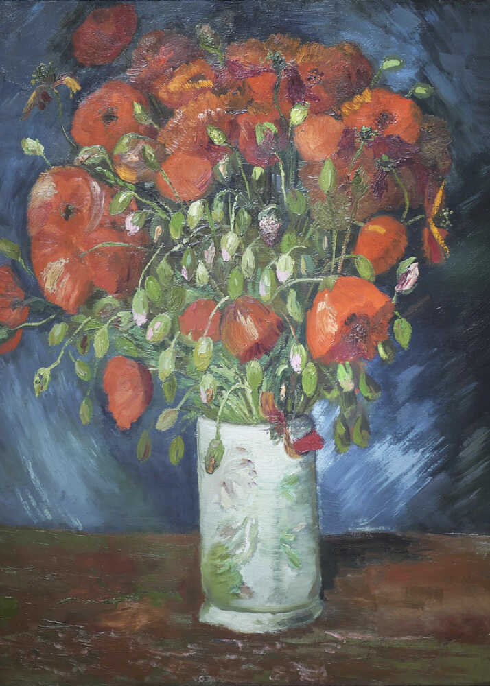 Vincent Van Goghs Vas med vallmo (1886) Poster