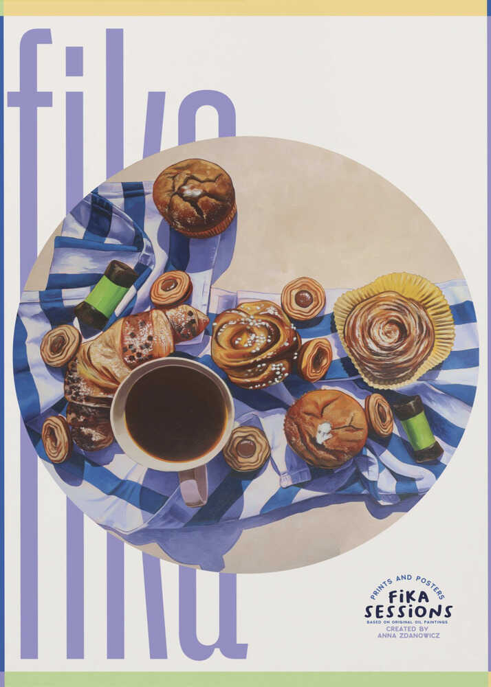 Svensk Fika-Lækkerier Plakat