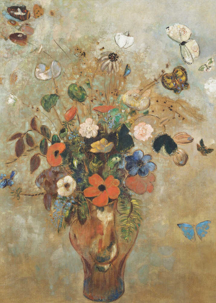 Stilleben med blommor Poster
