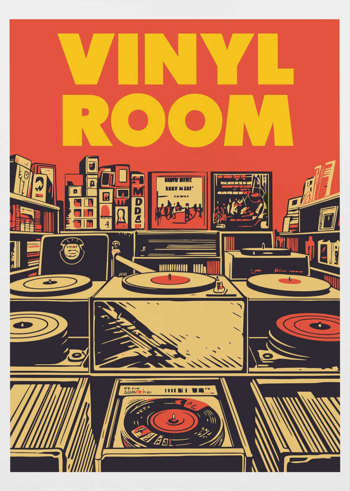 Retrovinybutik Poster