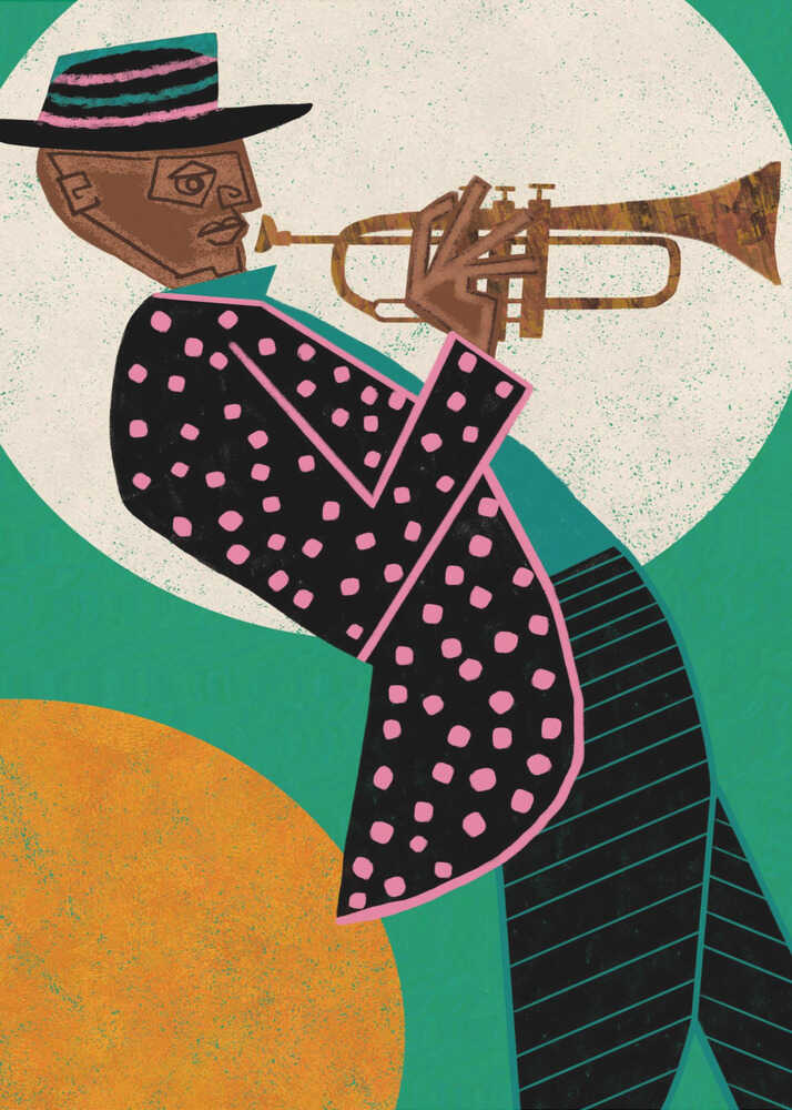 Cool Jazz Trumpetist Poster