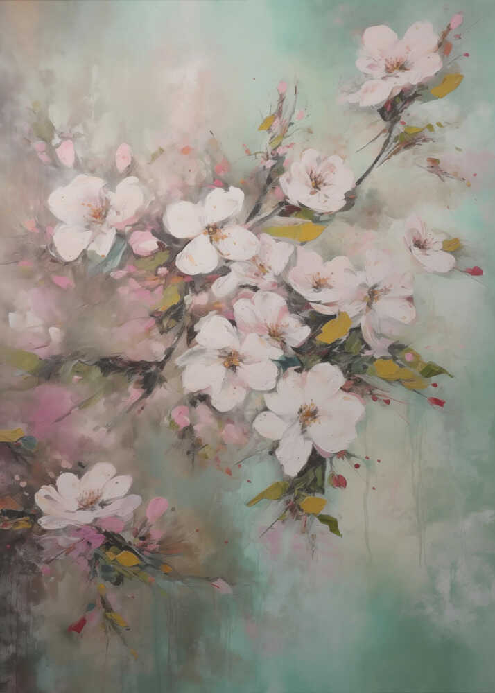 Mjuka vårblommor Poster