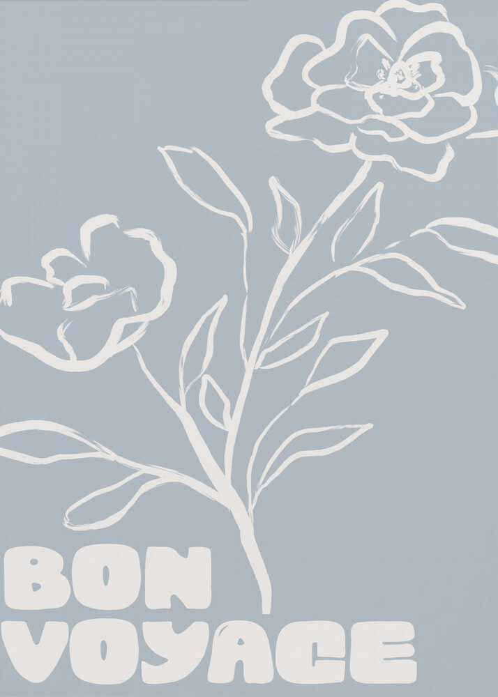 Bonvoyage (blå) Poster