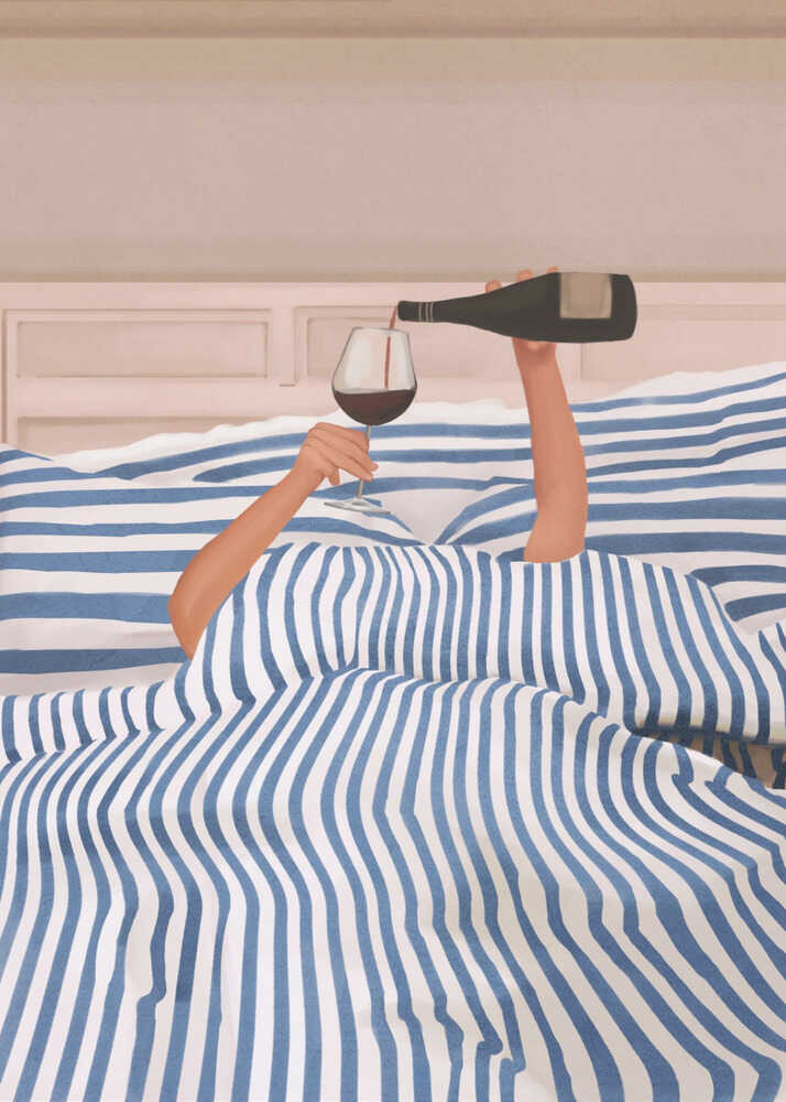 Vin i sängen Poster