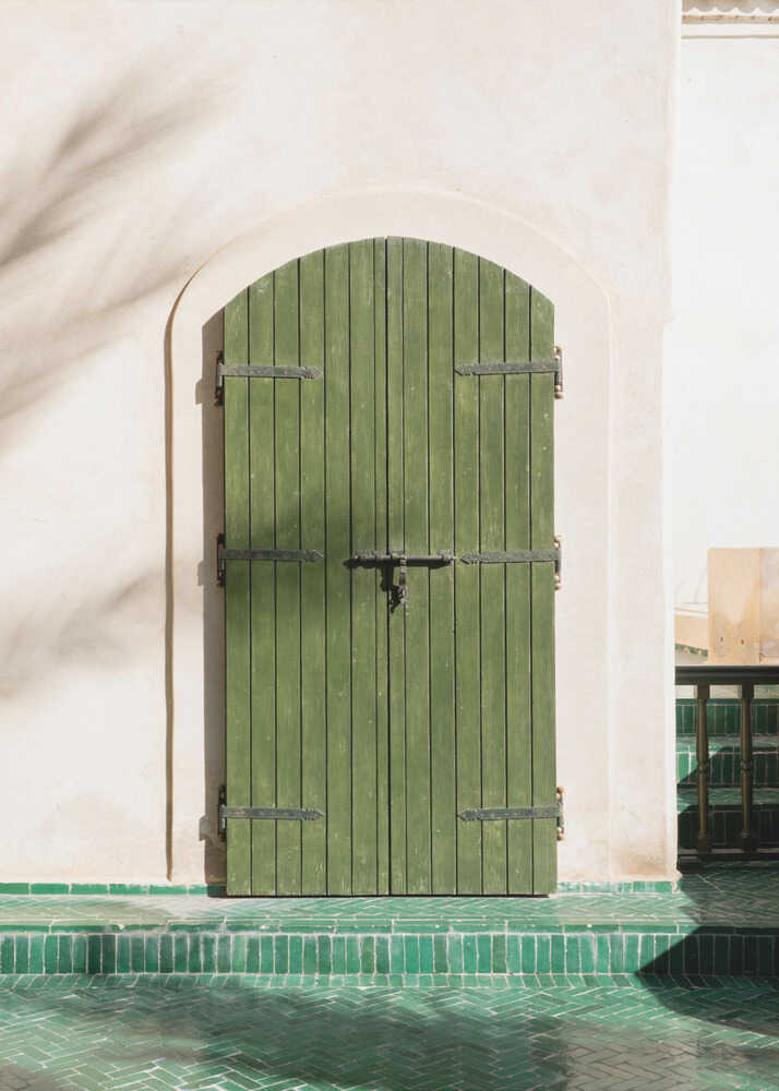 Den gröna trädörren Poster