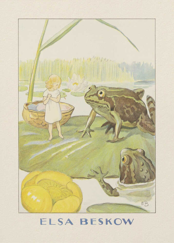 Tummelisa Grodorna, Elsa Beskow Hc Andersen Poster