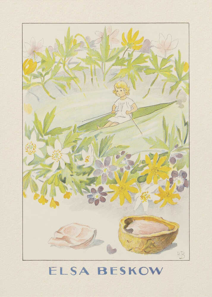 Tummelisa I Vattnet, Elsa Beskow Hc Andersen Poster