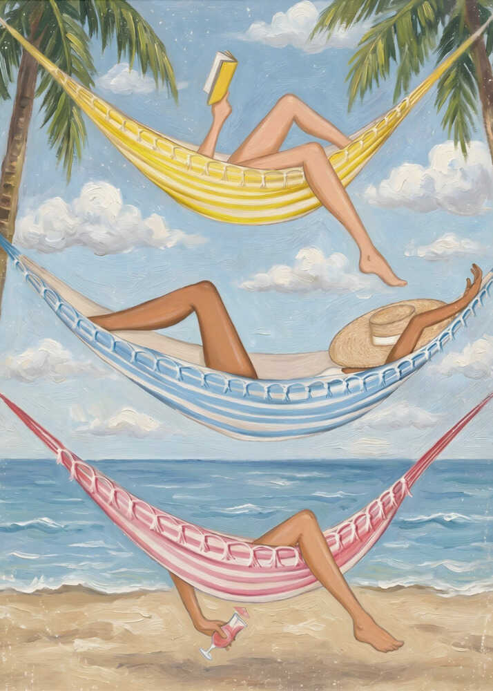 Tropical Hammock Getaway Poster