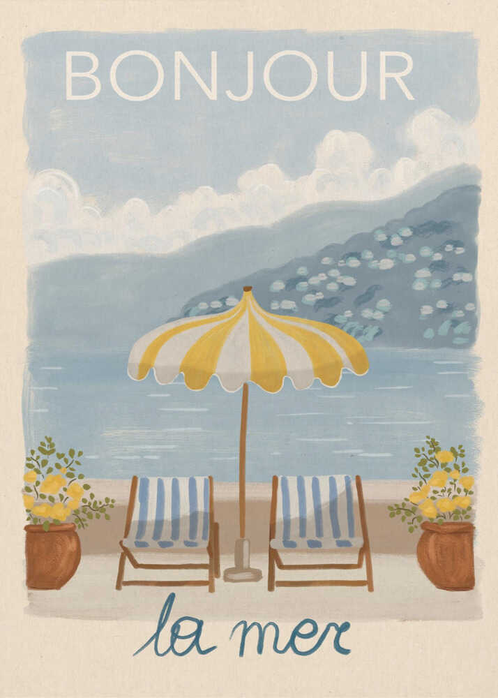Bonjour La Mer Retreat Poster