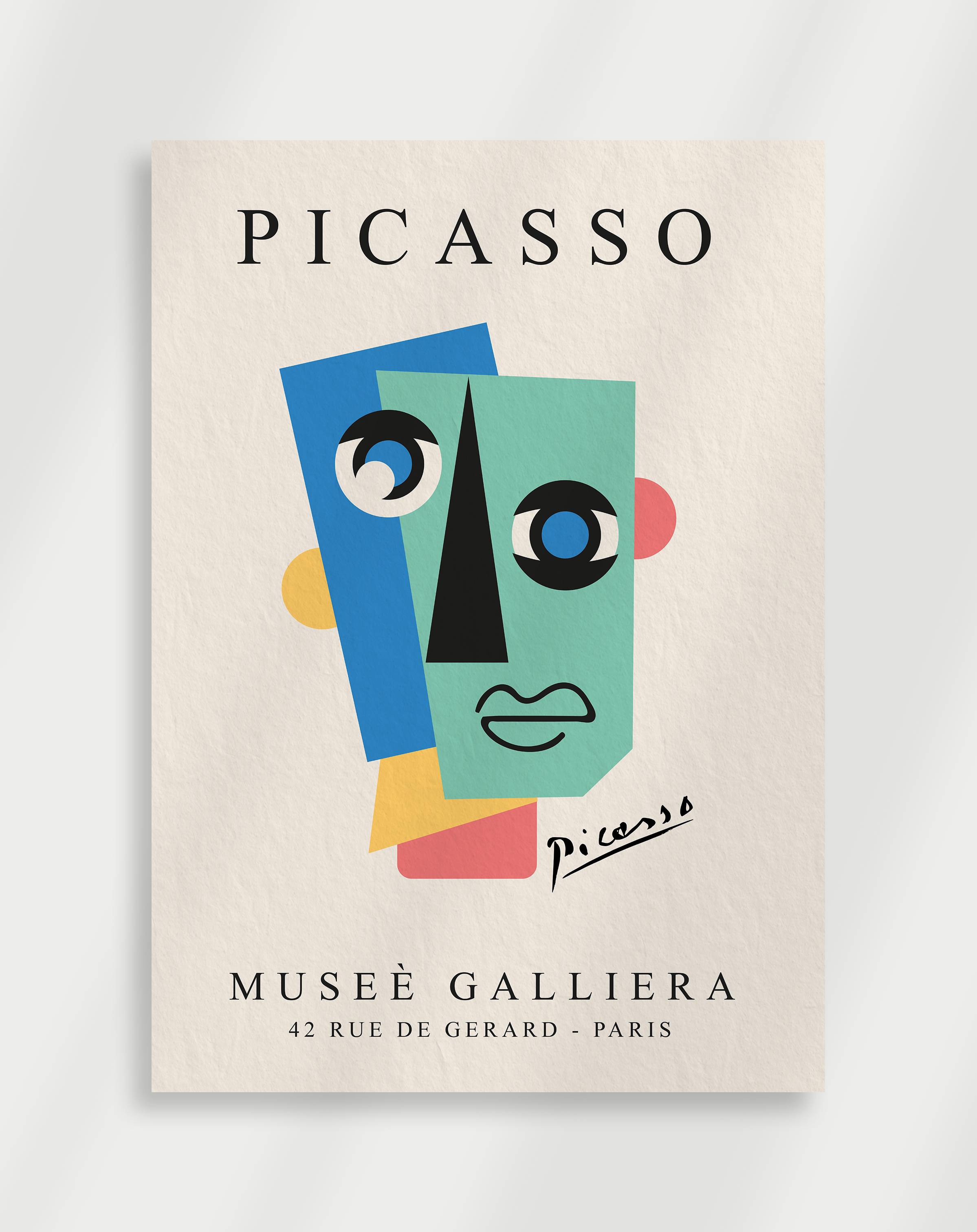 Picasso abstrakt Poster