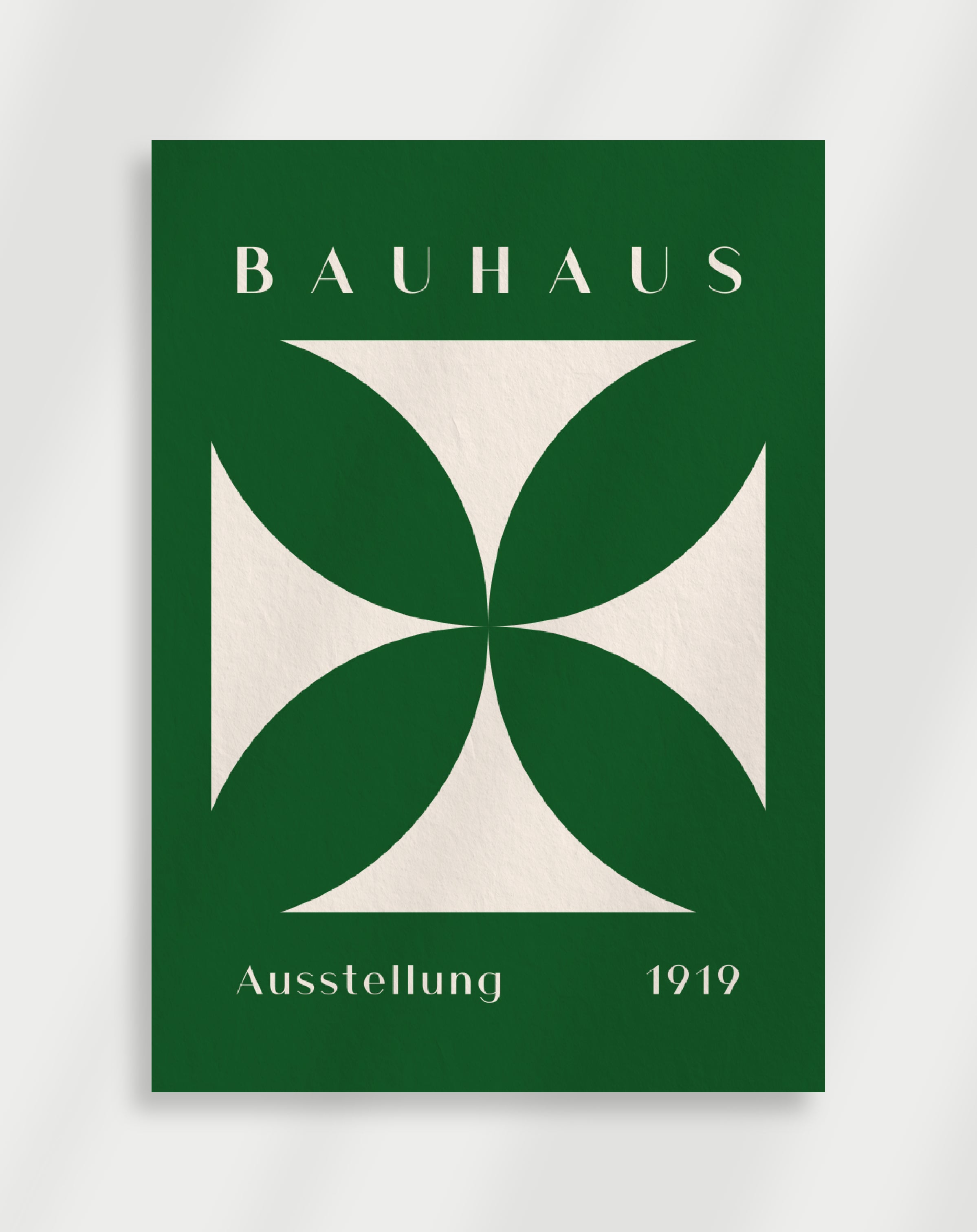 Bauhaus Green Star Plakat