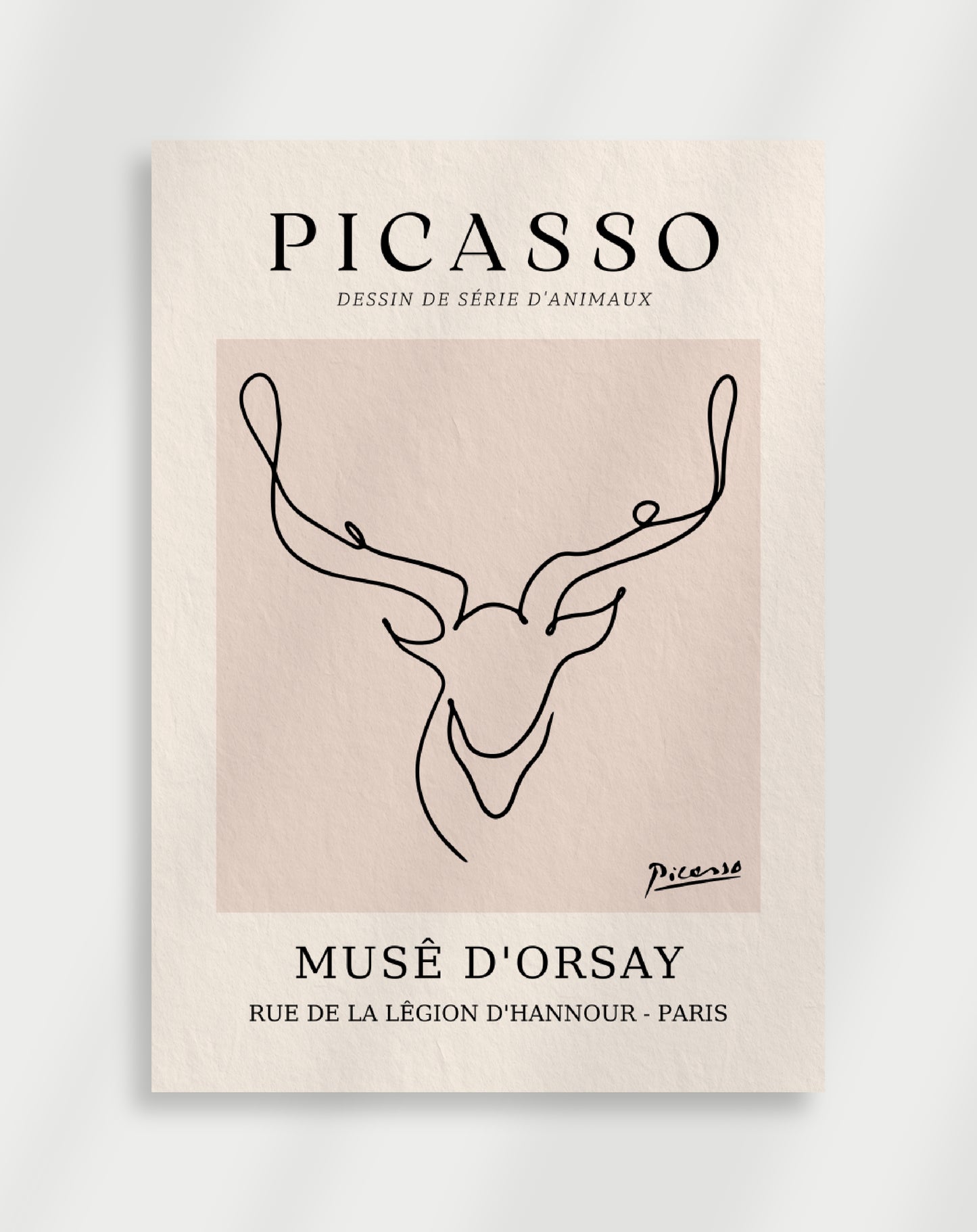 Picasso älg Poster