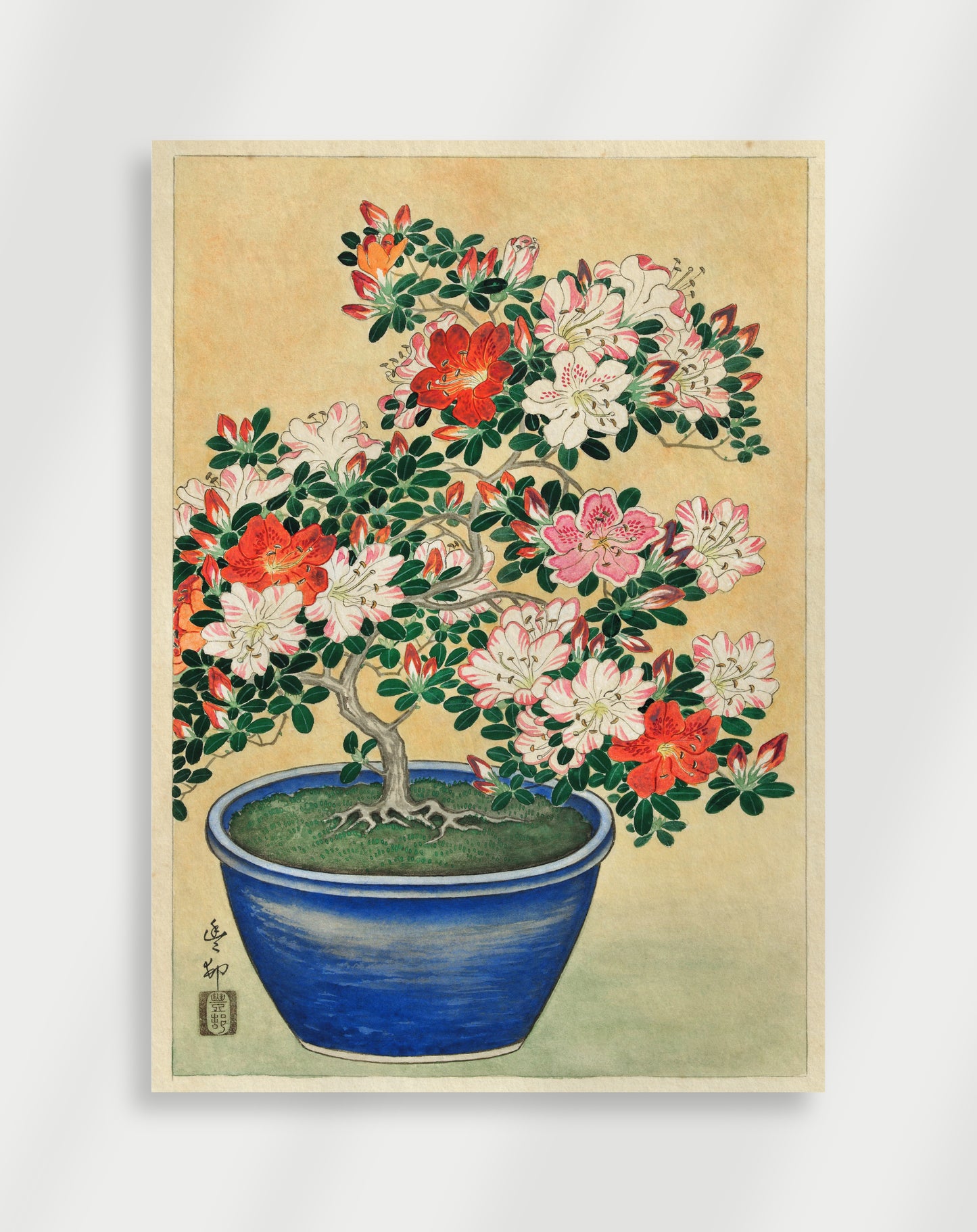 Blommor Japandi Poster