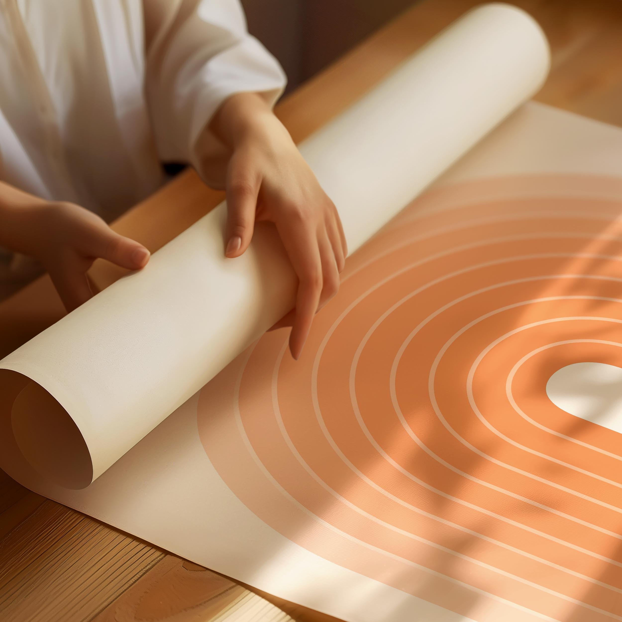 Bauhaus Arch Gradient Poster