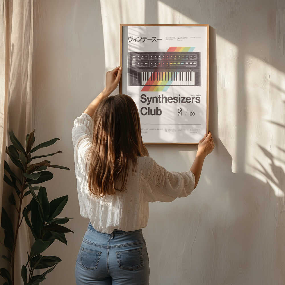 Vintage Synthesizer Club Poster