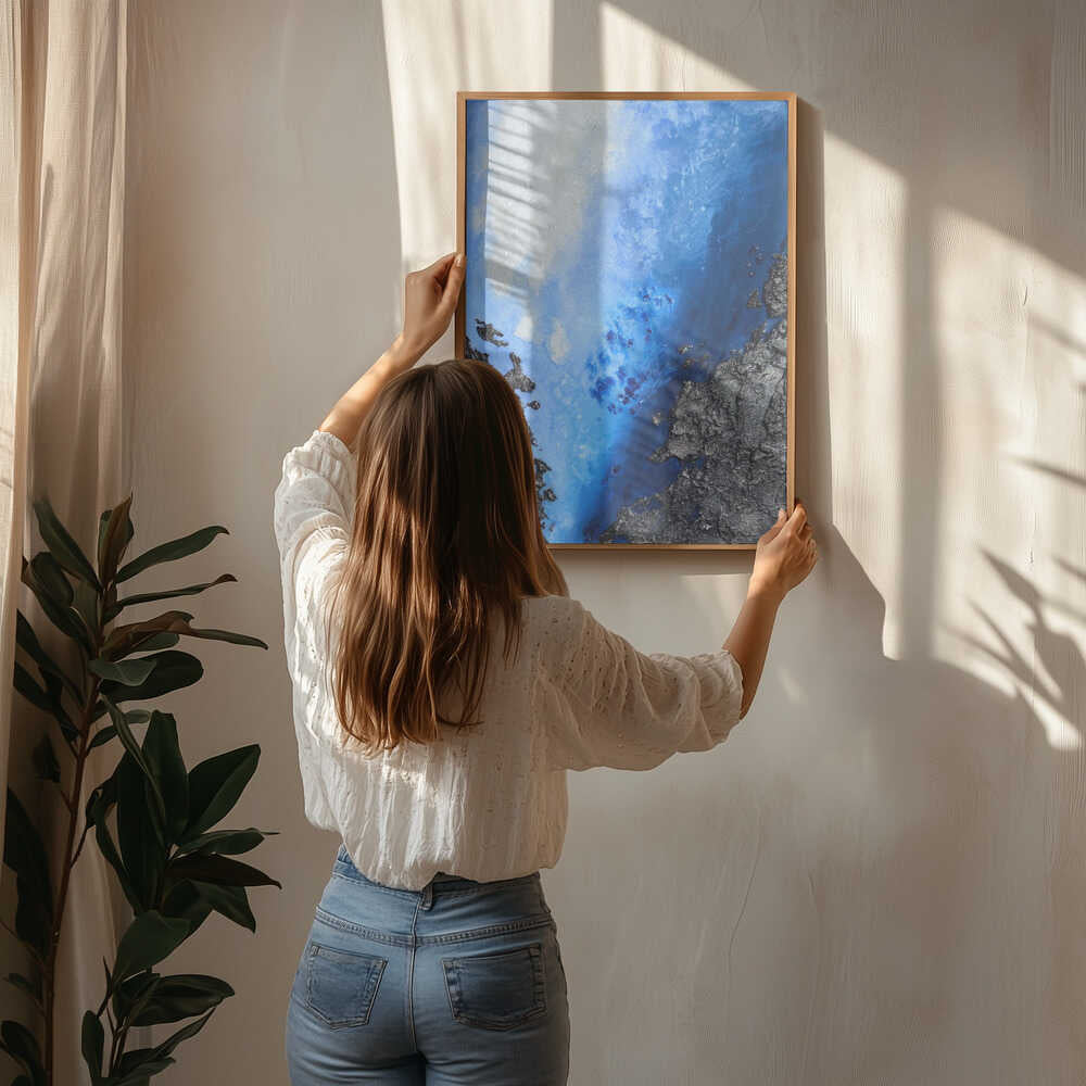 Djupblå Djup Poster