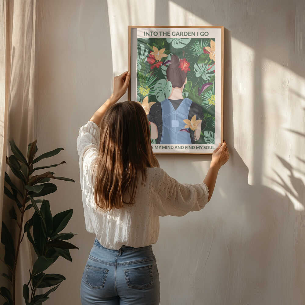 Into the Garden Standard Wall Art Poster