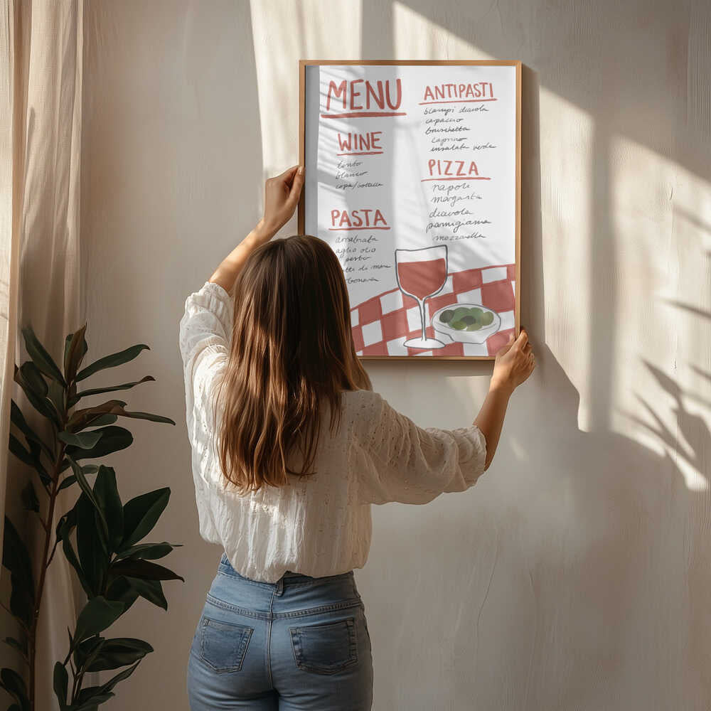 Italian Cuisine Delight Poster