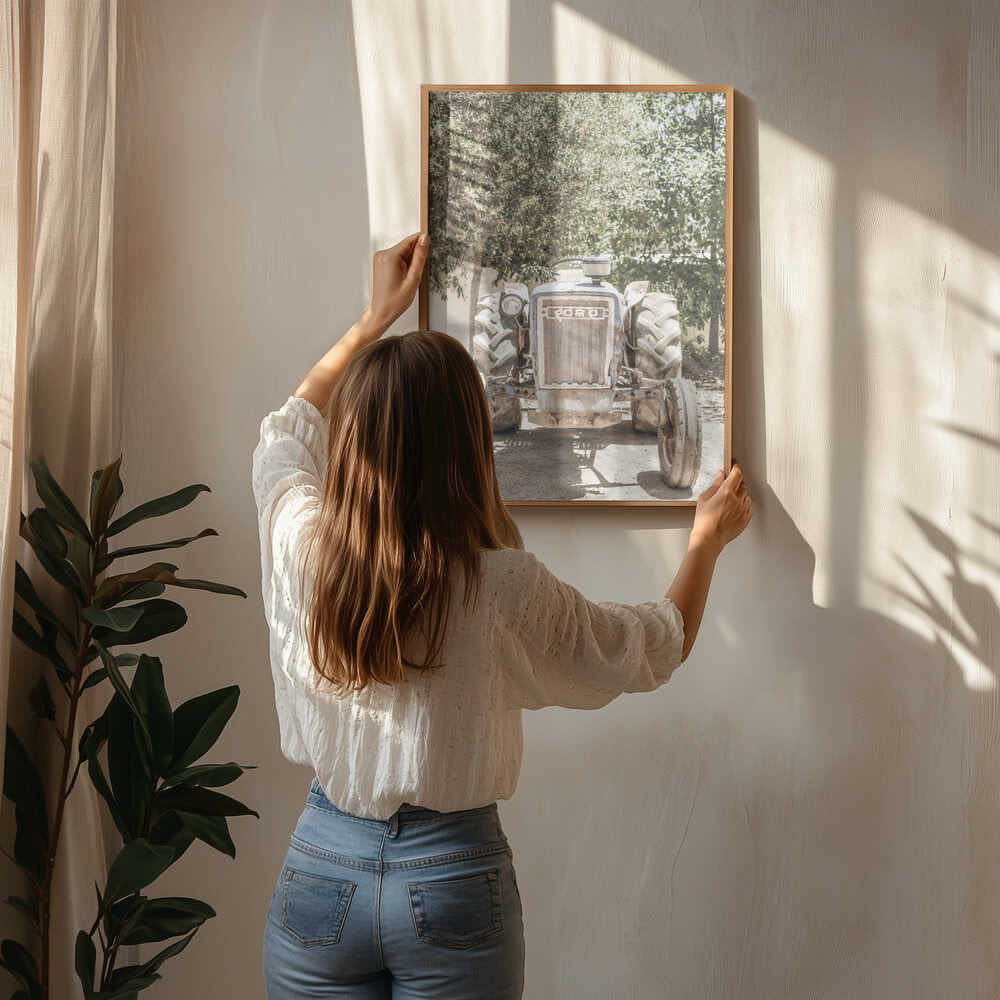 Rugged Tractor Scene
