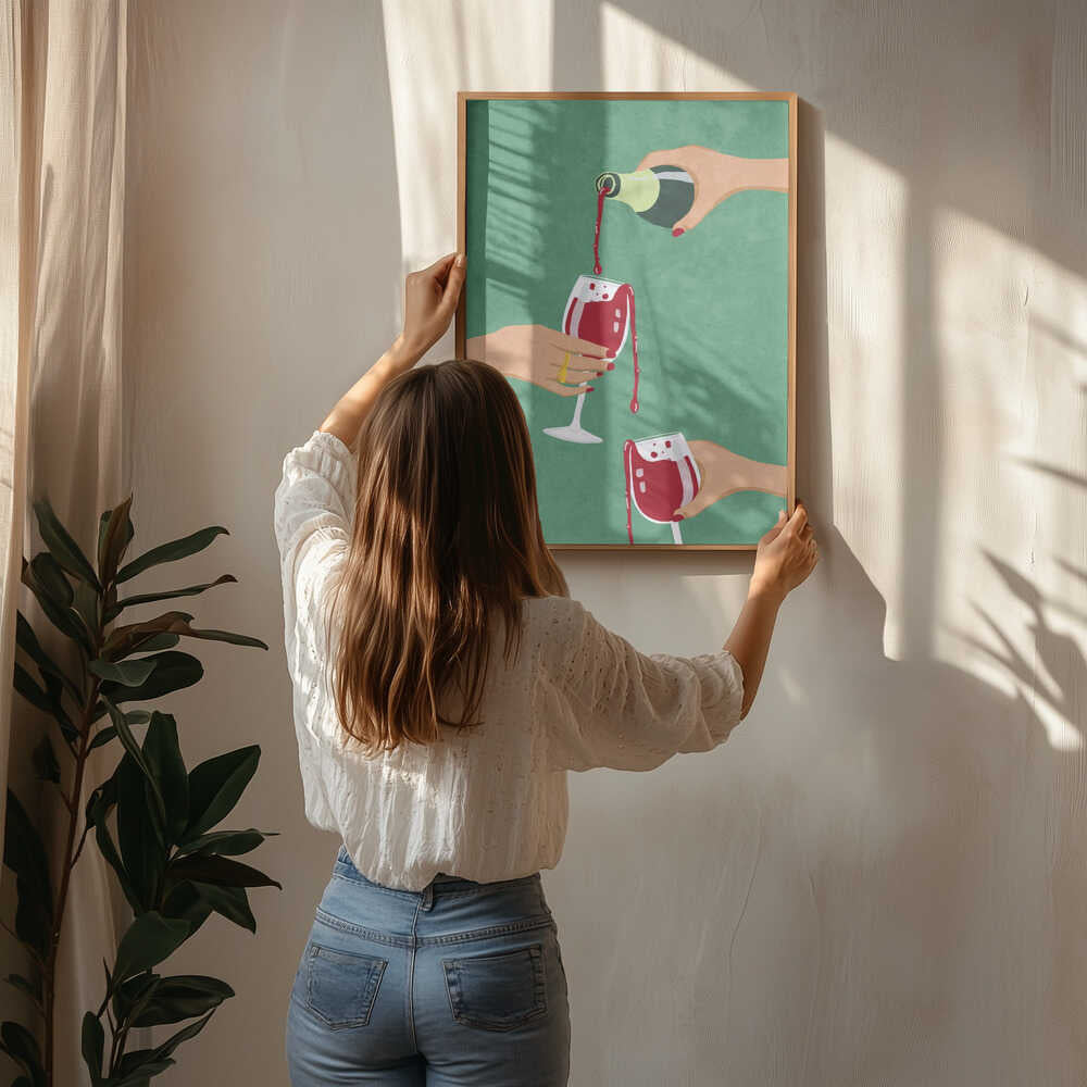 Skål Tjejer Poster