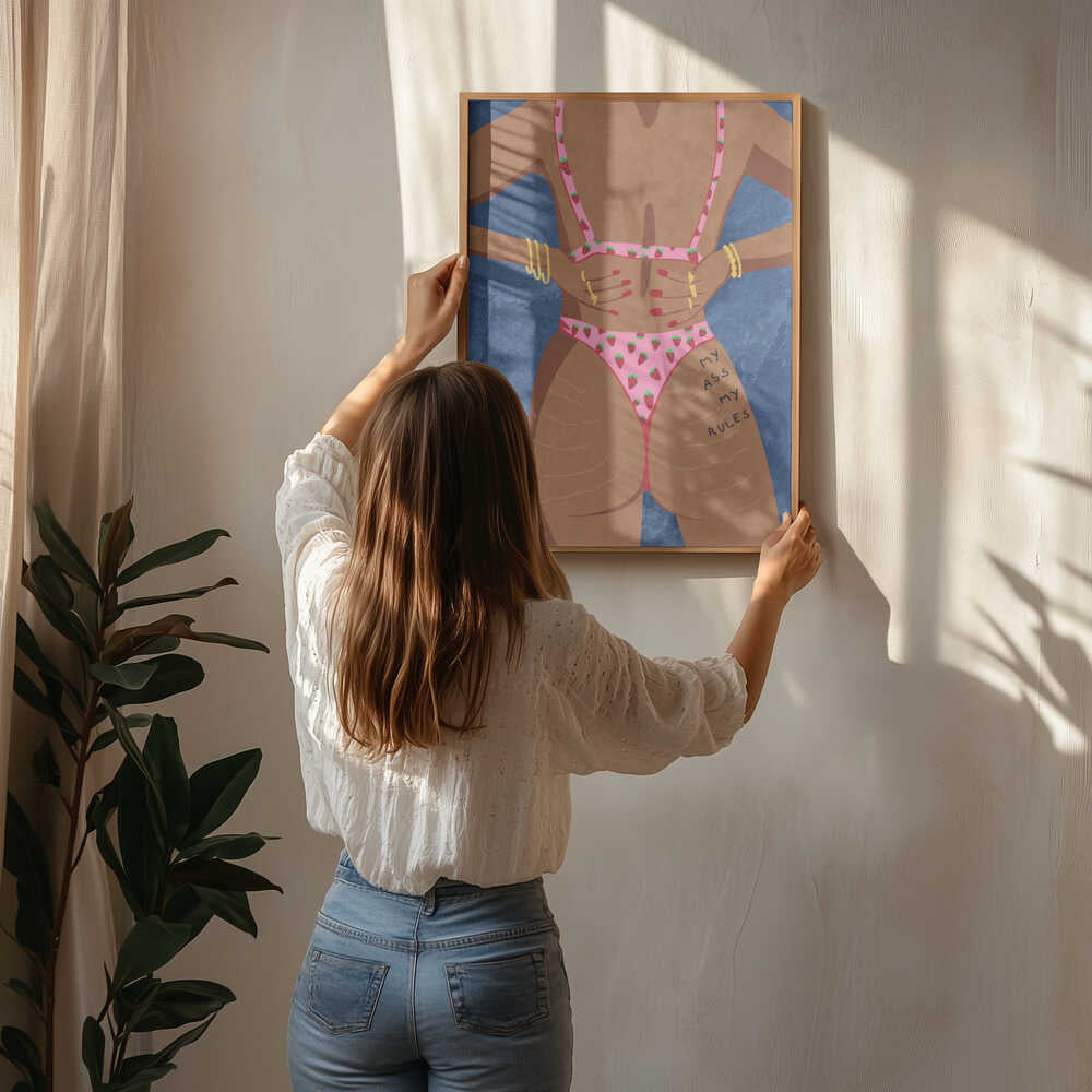 Min røv mine regler Plakat