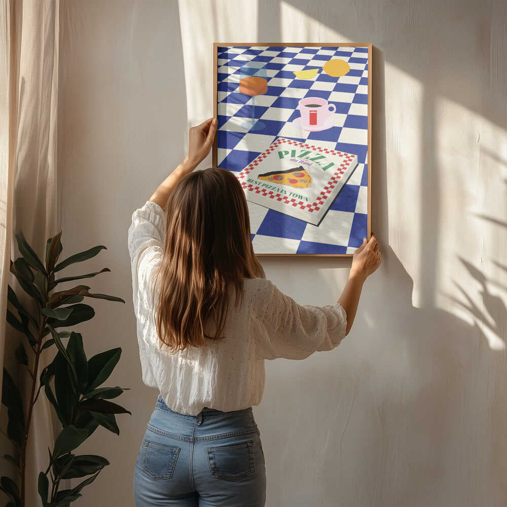 The Italian Menu Poster