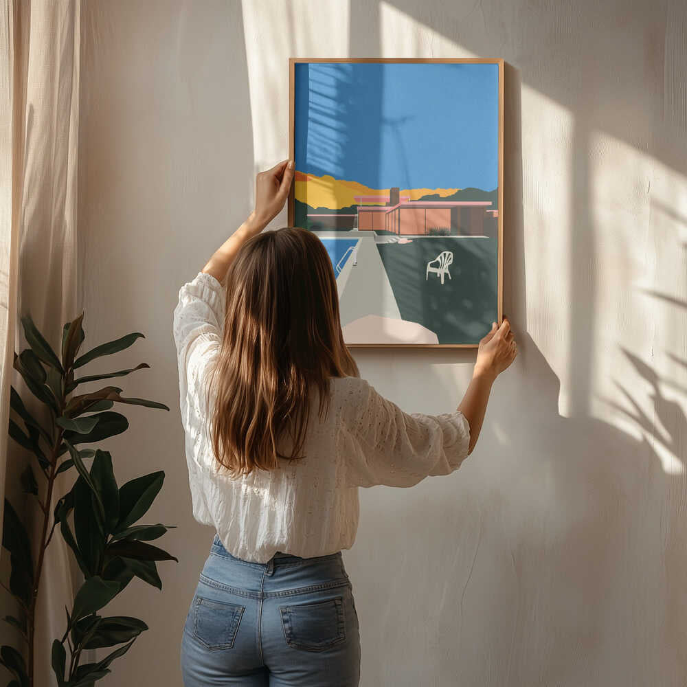 Kaufmann Desert House Poolside Poster