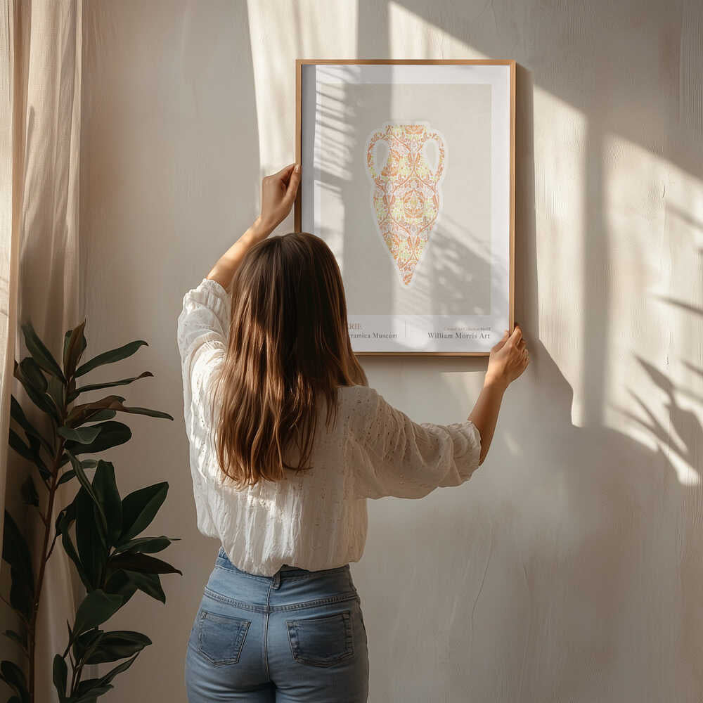 Ornate Vase Design Poster