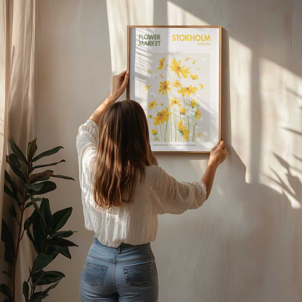 Stockholm Blooms Poster