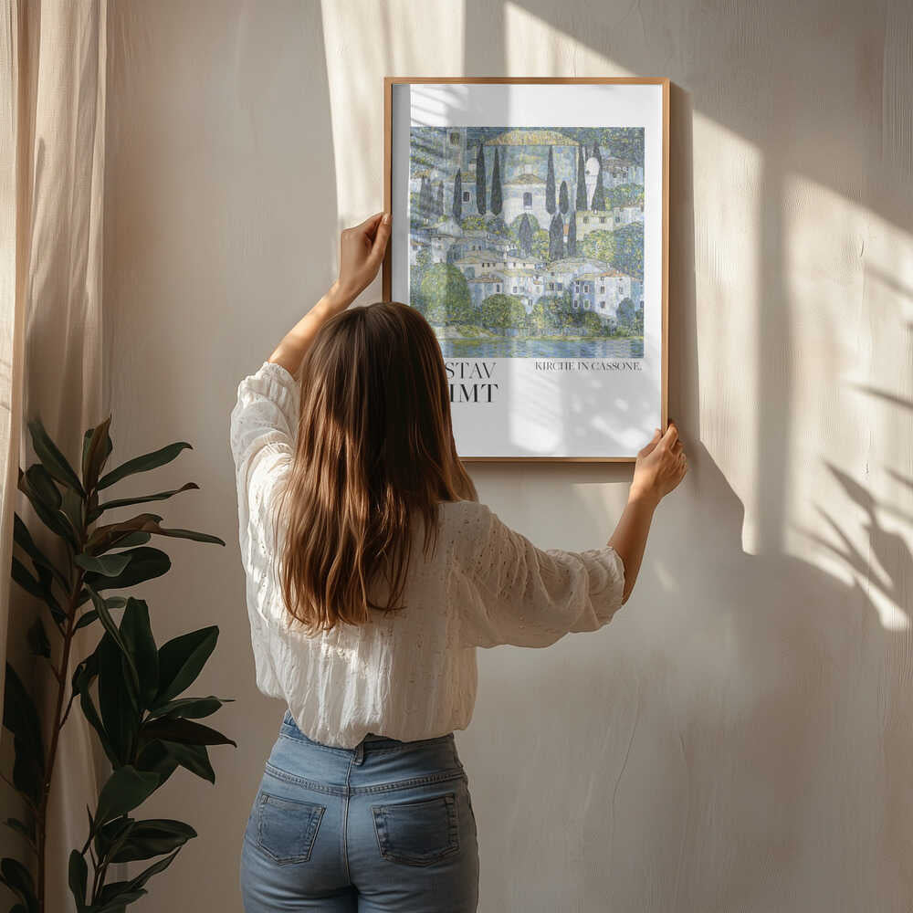 Kirche In Cassone (1913) Affisch