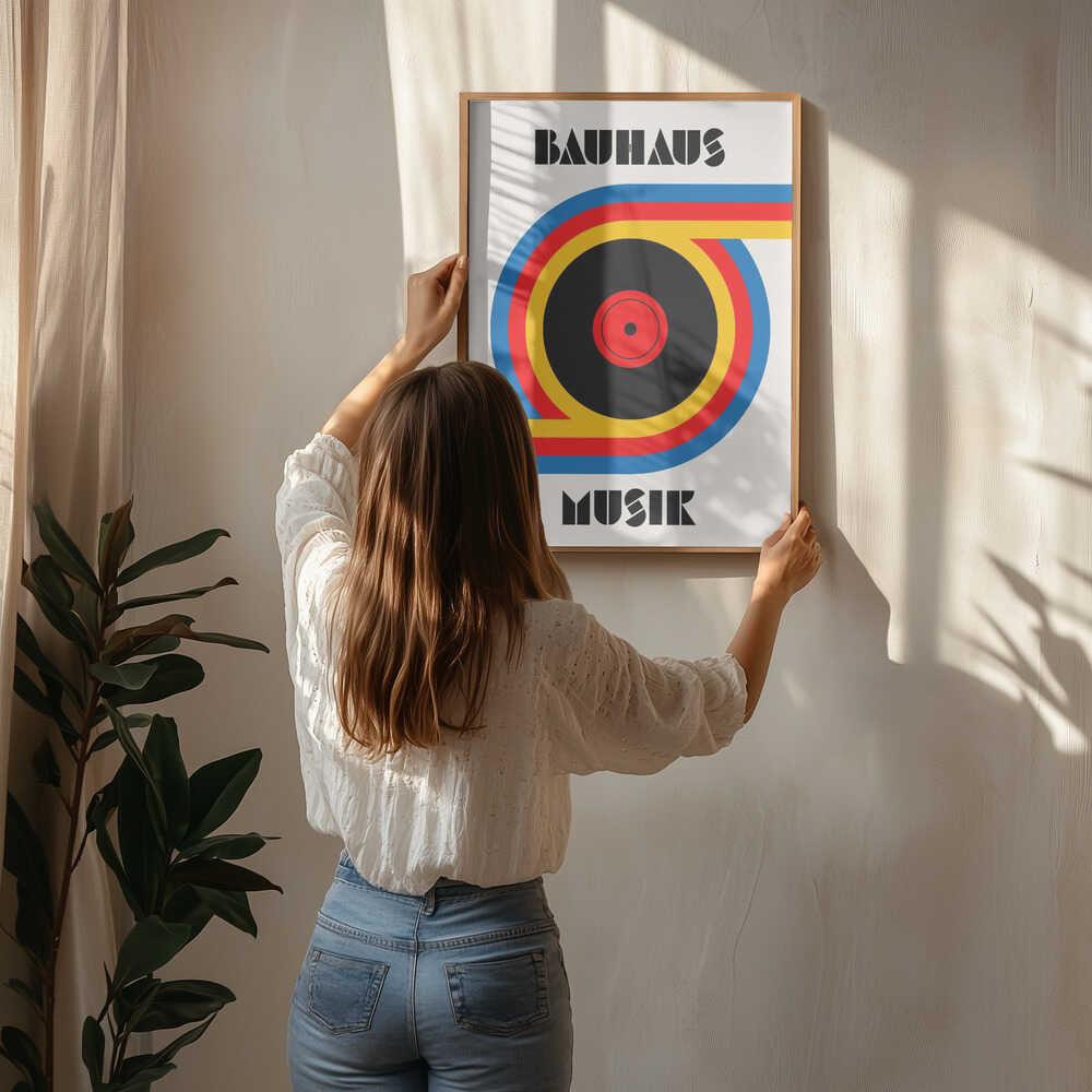 Bauhaus Music Skiv Poster